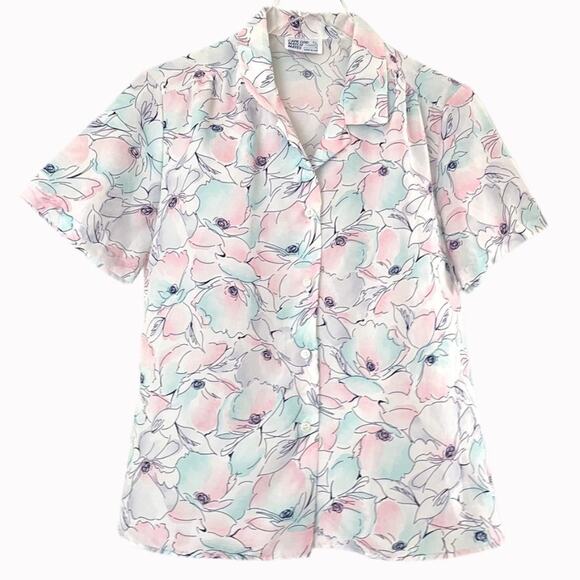 Cap Cod Match Mates Tops - Vintage 80s Cape Cod Match Mates Sz L